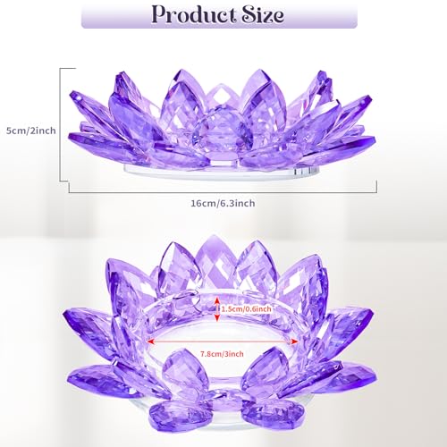 Crystal Flower Jewelry Tray, 1, 6.3" Purple - size: 6.3"(W)- Purple