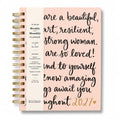 WORLD TRAVELER Academic Planner School Organizer Jul 2026-Dec 2027, 7"x9" - color: Pink