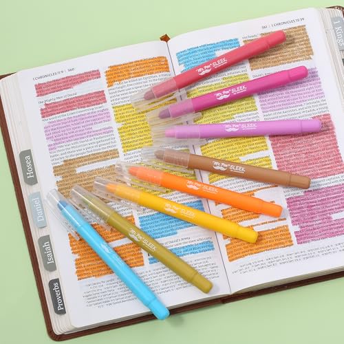 Mr. Pen- No Bleed Gel Highlighters, Dark Sunshine & Smiles, 8 Pack - color: Dark Sunshine & Smiles, size: 8 Pack