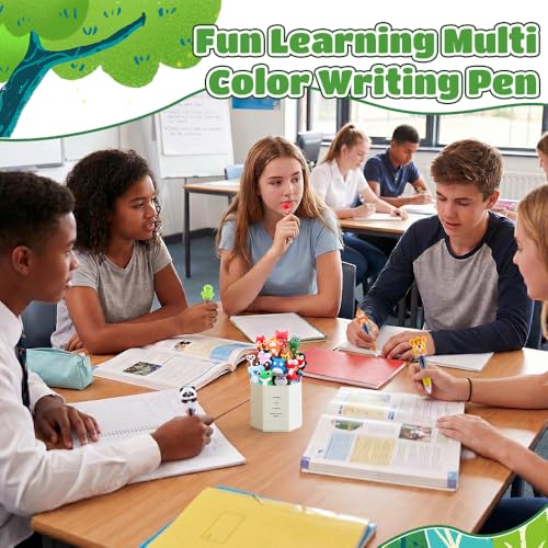 36PCS Mini Animal Pens Multicolor 4-in-1 Bulk Cute Pens for Party Favors - style: Cute Animals-36pcs