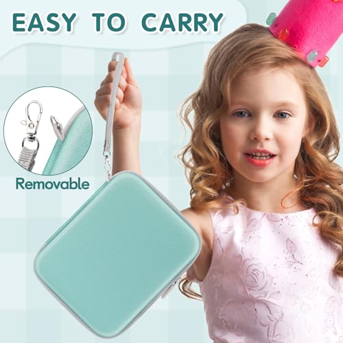 Card Holder for Yoto Cards, 80-Pockets Card Binder with Zipper - color: Green