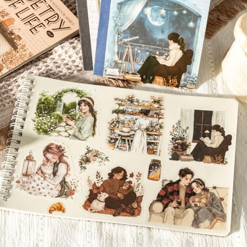 TIAMECH Art Galleries Poetic Life Japanese Sticker Book - color: Art Galleries