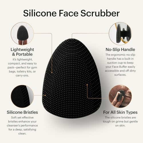MANSCAPED® The Face Buffer Men's Silicone Face Scrubber - size: Face Buffer
