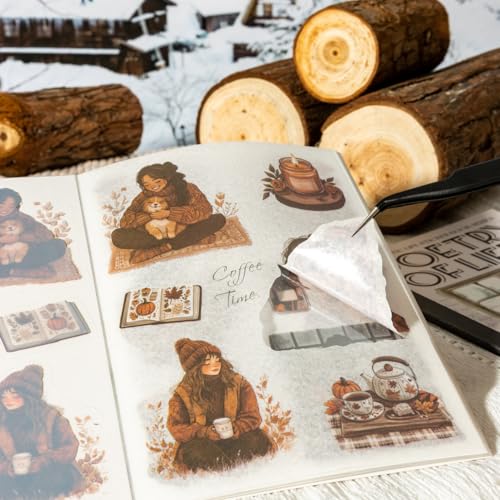 TIAMECH Art Galleries Poetic Life Japanese Sticker Book - color: Art Galleries