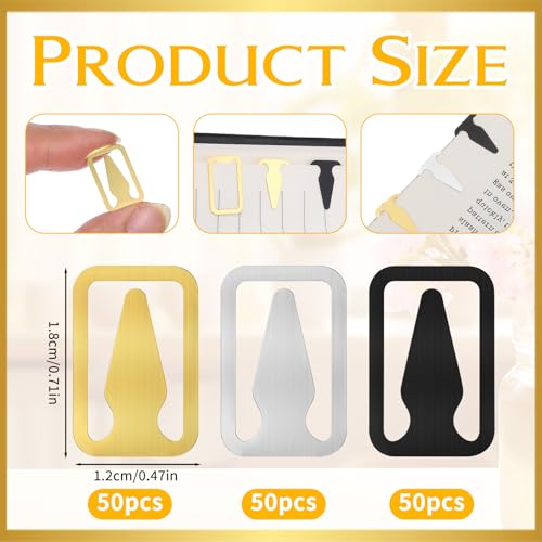 150Pcs Metal Page Clips Portable Book Darts Book Darts Bookmarks