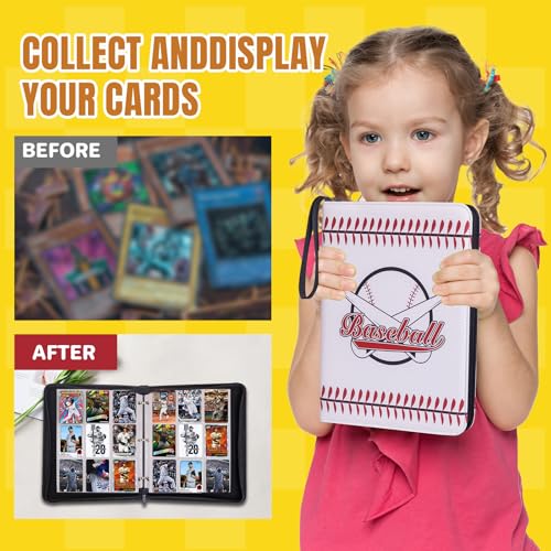 Card Binder, 9 Pocket 990 Card for Collectible Trading Card Albums