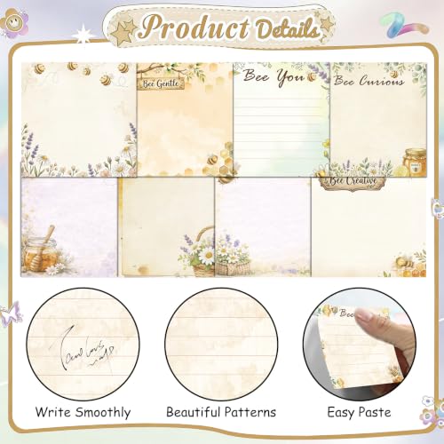 9 PCS Bee Themed Gifts for Women Sticky Notes - style: Bee