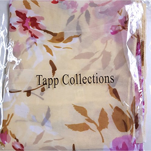 Tapp Collections™ Fashionable Soft Chiffon Scarf - color: Polka Dots / Red