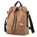 Togood Canvas Crossbody Bag for Women Tote Handbag Slouchy Shoulder Bag - color: Brown