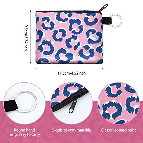 Boao 10 Pcs Small Change Coin Purse - size: 4.52 x 3.74 Inch, style: Leopard Print