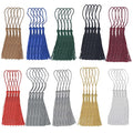 100Pcs 5 Inch Silky Bookmark Tassels for Jewelry, Souvenir(Mixed 3) - color: Mix 3