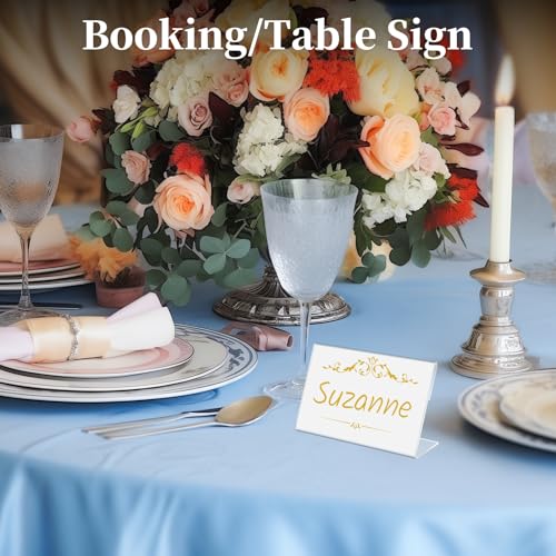 Daletu Mini Acrylic Sign Holders, Acrylic Food Sign Label for Party Buffet - size: 30PCS 2.36" X 1.57"（6X4)