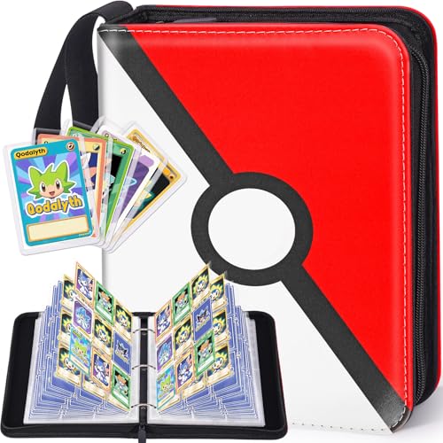 Card Binder, 9-Pocket Design, 900-Card Capacity with 5 Top loaders - color: Classic, size: 9-Pocket