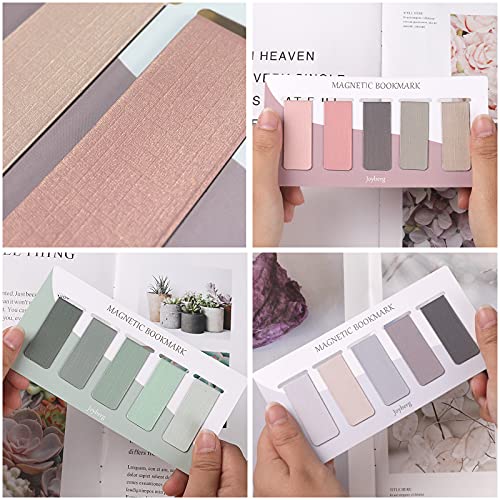 15 Pieces Bookmark, Magnetic Bookmarks for Women, Men, Book Lovers, Page Markers for Students Teachers Reading (Misty, Ocean, Emerald) - color: Misty, Ocean, Emerald, size: 15 Pieces