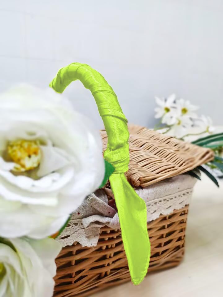 1 Piece of Square Satin Scarf Wrap Ribbon Neck Scarfs Halloween Retro Costume (23.62" x 23.62") - color: Green