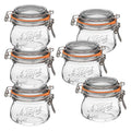Le Parfait Super Jar 250ml (8oz) Glass Canning Jar, Wire Bail Lid, 6 Pack - color: 08oz (Set/6)