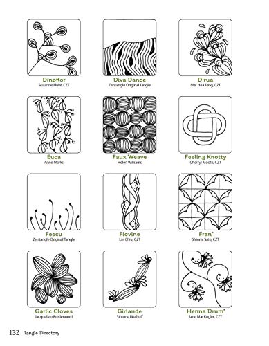 Zentangle(R) Dingbatz: Patterns & Projects for Dynamic Tangled Ornaments & Decorations (Design Originals) Learn How to Construct Fun Embellishments for Hand Lettering, Scrapbooking, & Art Journaling