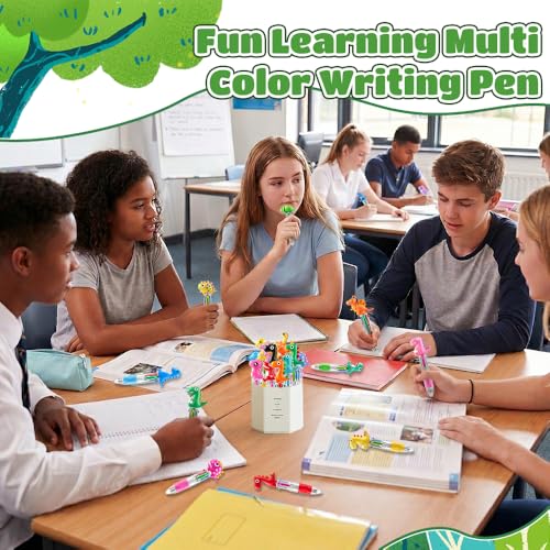 36pcs Mini Multicolor Dinosaur Pens in One for Party Favors Birthdays Gifts - style: Cute Dinosaur-36pcs
