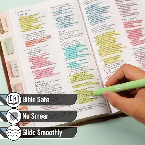 Mr. Pen- Gel Highlighters, 16 Pack Assorted Colors, No Bleed, Bible Markers - color: Candy Colors, size: 16 Pack