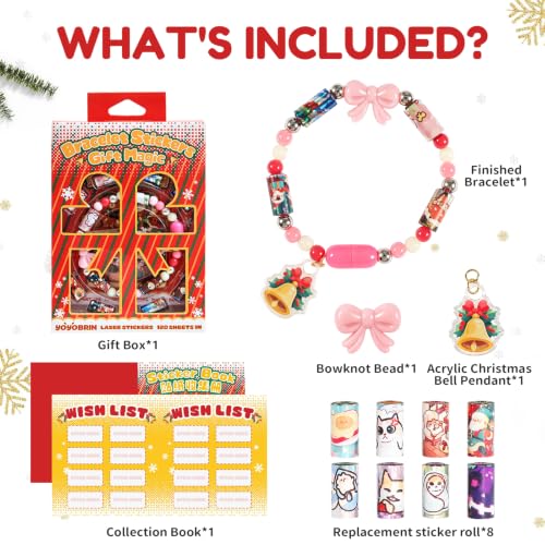 PET Tape Stickers for Junk Journal – Washi PET Tape Set (Sticker roll Bracelet) - style: Sticker roll Bracelet
