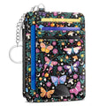 Kelvoris Credit Card Holder Small Wallet Women, Slim RFID, Butterflies - color: Butterfly