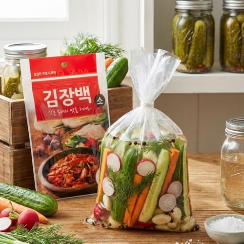 BENEPISYO Odor Proof Kimchi Fermentation Bags Small, 8 Pack 김장백 소 8매 - size: Small (17.7 x 27.5 in)