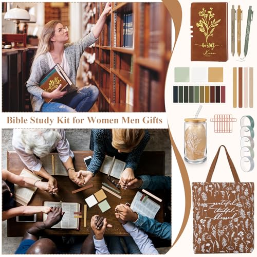 29 Pcs Bible Journaling Supplies Kit, Back to School Gifts - color: Brown, style: Boho
