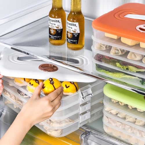 4-layer Cookie Containers,Cookie Carrier, Dumpling Box,Food Storage Containers