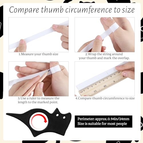 4Pcs Cat Bookmarks Set, 2Pcs Thumb Page Holders and 2Pcs Metal Markers