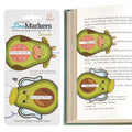 Thinking Gifts Magnetic Linemarker Bookmark for Easy Tracking - Avocado - color: Avocado