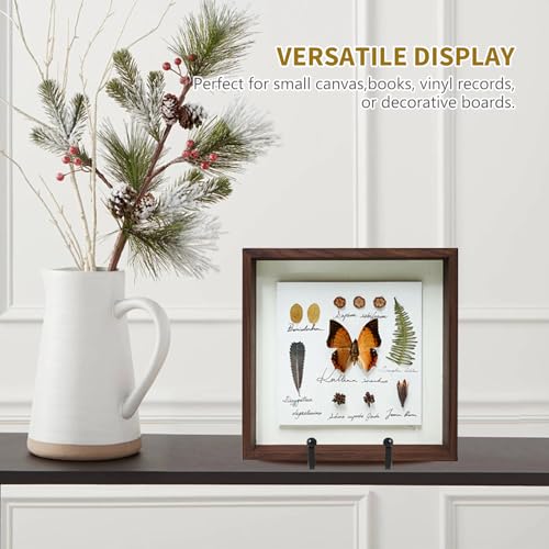 Plate Holder Easel Display Stand - 6 inch Metal Plate Stands for Display - Tabletop Picture Stand - Black Iron Easels for Display Pictures | Photo Frames | Book | Decorative Plates | Plaque - 4 Pack - size: 6 inch (4 pack)