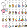 Cute Keychains Bulk, Keychain Charms Key Chain Trinkets Backpack Charms Accessories Keyring for Classroom Prizes - color: Bookish-30p