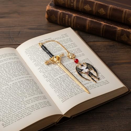 Night Court Metal Bookmark, Dark Fantasy Page Marker for Romantasy Readers - style: Bat boy