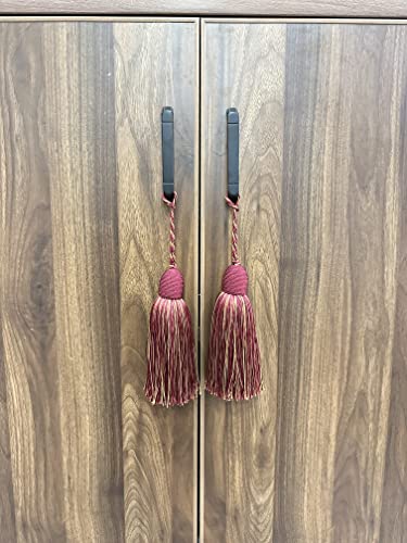 2Pcs Key Tassel with Loop DIY Handmade Craft Accessories - color: Mix Red