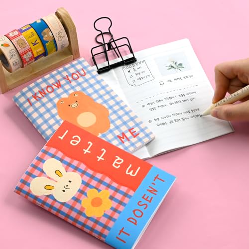 Monolike Mini Unmatched Friends Line Note 6P B SET_Mini note, Pocket note, Line note, a portable note, 105x148mm, 48pages - color: Mini Unmatched Friends Line Note 6P B