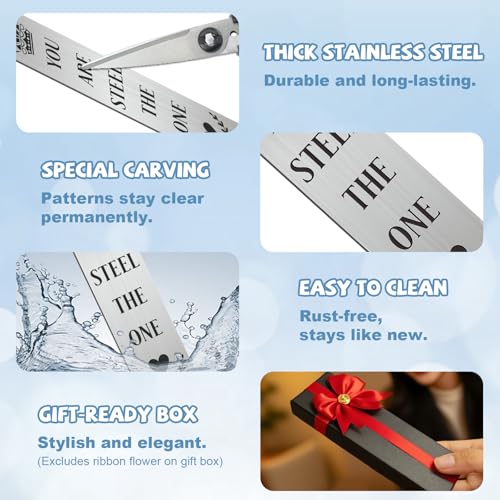 Peacoblue You are Steel The One Metal Bookmark, Book Mark for Readers - style: You Are Steel The One