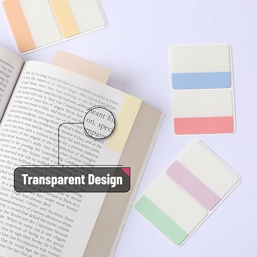 Mr. Pen- Sticky Index Tabs, 500 pcs, 21 Sets, Pastel - color: Pastel