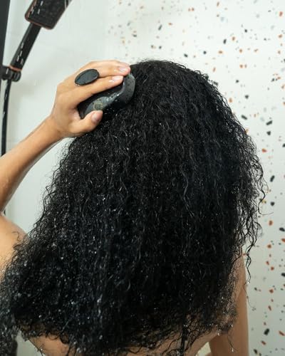RUBY VIBE CO Scalp Massager, Silicone Scalp Scrubber, Shampoo Brush