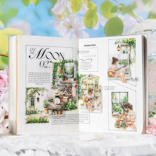 6 Rolls Spring Moments PET Tape for Scrapbook Journaling - style: Spring Time Moments