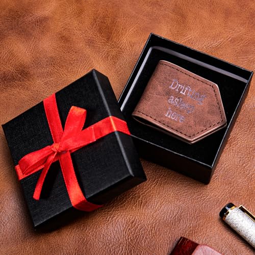 Magnetic Bookmark, Leather Cute Book Marker Clip for Teachers Students Book Lovers, Valentines Day Gifts for Her Mom Women Men Mothers Day Gift Ideas Home Decor Unique Page Mark Engraved with Words