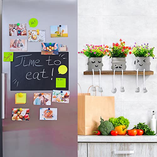 3Pack Fake Plants in Cute Pots, Indoor Faux Plants Decorations Lifelike with 60 Artificial Flowers for Office Bathroom Bedroom Living Room Kitchen Home Farmhouse Shelf Decor C - color: 3pcs Plant C
