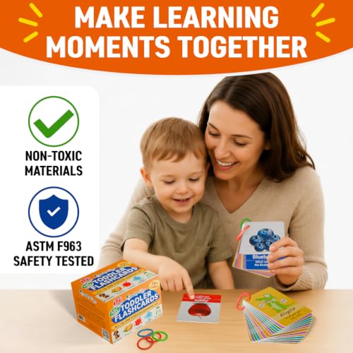 STUDYKEY ABC Flash Cards for Toddlers 1-3 |