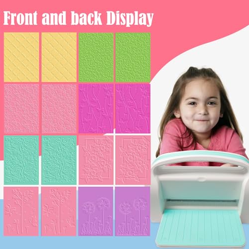 8 Pieces Plastic Embossed Folders Template Craft Card Making Embossed Folder DIY Template Photo Album Craft Decoration - color: Floral Butterfly