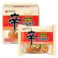 Nongshim Shin Ramyun Light, Air-Dried Korean Ramen Noodles, 4 Pack