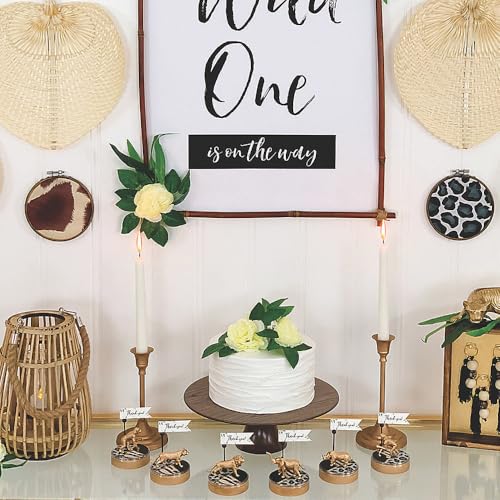 Fun Express Natural Bamboo Raffia Hand Fan, Set of 12