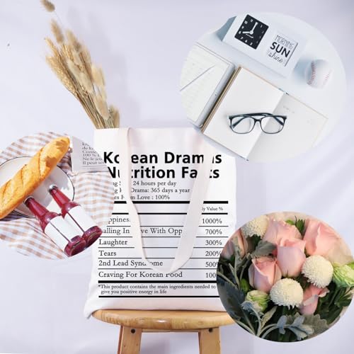 G2TUP Korean Drama Lover Gift - Tote Bag for Korean Drama Fans and Addicts