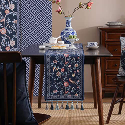 Patdrea Designer Elegant French Velvet Table Runner,12"X118"-Lanruoting - color: Lanruoting, size: 12"*118"