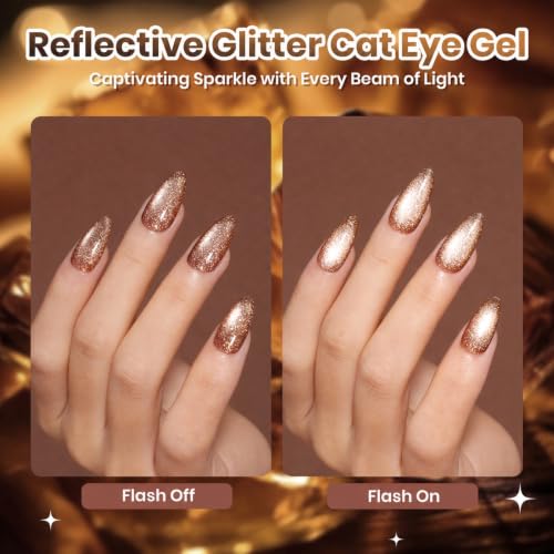 Beetles Brown Gel Nail Polish Set, 6 Colors Fall Nude Beige Black - color: A-Mixed Finishes | Amber Hush