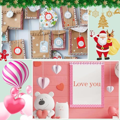 TaoBary 33 Rolls Washi Tape Set, 15mm Holiday Seasonal,Cute Style - style: Cute Style