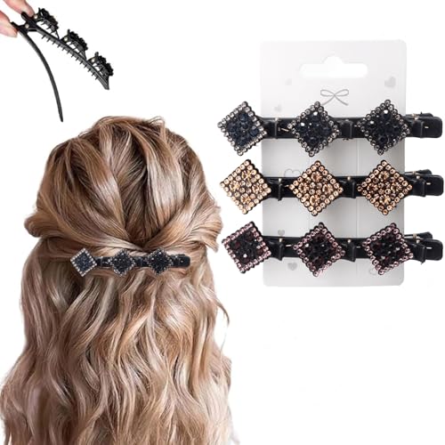 Bear Ears Cute Headband Fluffy Grizzly Hairband, Animal Ear Head Wear for Valentines Halloween Christmas Party - style: Clips Ears